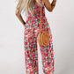 📦Kostenloser Versand🔥Leichter Boho-Overall mit Print & dünnen Trägern – Perfekt für Strand & Freizeit 🏖️🌸