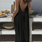 💃LETZTER TAG DES SALE – 50 % RABATT!!✨Einfarbiges rückenfreies Cami-Kleid für Damen💕