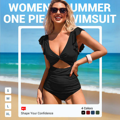 🎁2026 Neuheiten 50 % RABATT👗Sexy Einteiler mit Rüschen