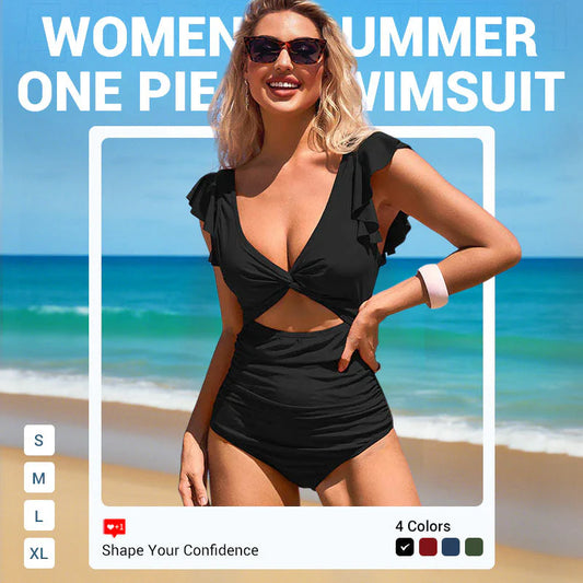 🎁2026 Neuheiten 50 % RABATT👗Sexy Einteiler mit Rüschen