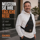 🎒💼 50% RABATT! Wasserdichte Umhängetasche mit mehreren Fächern – Verstellbarer Trageriemen für täglichen Gebrauch & Reisen 🌧️✨