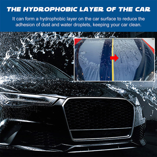 🎉🔥Kaufe 1 und erhalte 1 gratis🔥 Sanftes, effektives Auto-Reinigungsspray mit Schwamm und Lappen