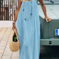 💃LETZTER TAG DES SALE – 50 % RABATT!!✨Einfarbiges rückenfreies Cami-Kleid für Damen💕