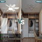 💡 LIMITED-TIME 50% RABATT! ✨ 2-IN-1 Deckenventilator & Licht – Tragbar, Fernbedienung