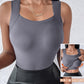 🔥NEUJAHRSANGEBOT £11.99!!⚡60.000+ VERKAUFT!💐Damen-Thermotops mit Rundhalsausschnitt und integriertem BH