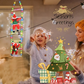 🏆 Weihnachts-Sonderangebot – 49% Rabatt! 🎁✨LED-Weihnachtsleiter mit Santa Claus