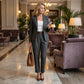 👔 50% RABATT! 💼 Lässiger Business-Hosenanzug für Damen– Blazer & Hose 👖