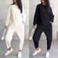 💕Damen Langarm-Sweatshirts mit unregelmäßigem Saum & Hosen-Set