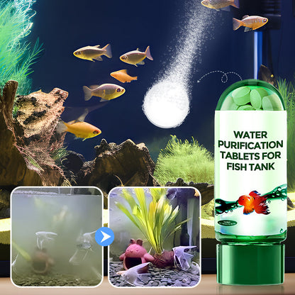 🚀Kaufen 3 und erhalten 5 gratis♻️💧Leistungsstarke Wasserreinigungstablette für Aquarien