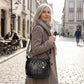 👜✨ Lässige Plisseetasche aus weichem Leder ✨ – Praktische Beuteltasche mit Stil 💼 Leicht, langlebig & perfekt für den Alltag! 🌟