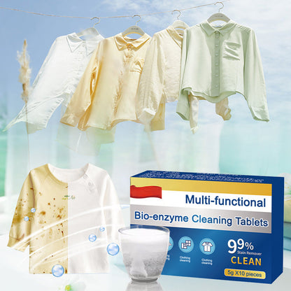 🔥Kaufen Sie 1 und erhalten Sie 1 GRATIS🌟Multifunktionale Bio-Enzym-Reinigungstabletten（3 KAUFEN UND 5 GRATIS BEKOMMEN）
