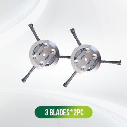 ✨Kaufen Sie eins, bekommen Sie eins gratis🔥Mehr Kaufen Mehr Sparen🌿Fadentrimmer-Ersatzkopf，Grasschneidekopf aus Stahldraht