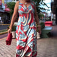 Women's Casual Printed Spaghetti Strap Dress