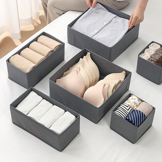 Faltbare Aufbewahrungsbox aus Stoff für den Schrank - 3PCS/Set