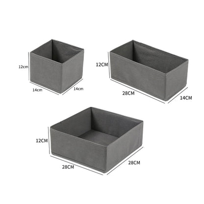 Faltbare Aufbewahrungsbox aus Stoff für den Schrank - 3PCS/Set