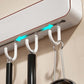 Multifunktionaler wandmontierter Messerhalter mit Haken