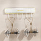Multifunktionaler wandmontierter Messerhalter mit Haken