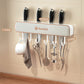 Multifunktionaler wandmontierter Messerhalter mit Haken