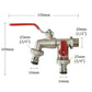 🔥 BLITZANGEBOT: 50% RABATT! ⚙️ Universeller Gartenwasserhahn aus Edelstahl mit zwei Ausläufen – separate Ventile, besonders robust und einfach zu installieren 🚰