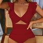 🎁2026 Neuheiten 50 % RABATT👗Sexy Einteiler mit Rüschen
