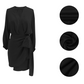 🎁2026 Neuheiten 50 % RABATT👗Damen Wickelkleid mit V-Ausschnitt