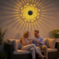 💎 50% RABATT! 💎 Solar-Mandalaleuchte für Garten & Terrasse – 2-in-1 Boden- & Wandleuchte mit Vintage-Projektion, IP65 & Rostfrei 🌿🌙