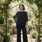 🎁2026 Neuheiten 50 % RABATT👗Elegante completo di pantaloni asimmetrici in due pezzi