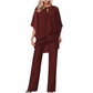🎁2026 Neuheiten 50 % RABATT👗Elegante completo di pantaloni asimmetrici in due pezzi