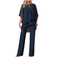 🎁2026 Neuheiten 50 % RABATT👗Elegante completo di pantaloni asimmetrici in due pezzi