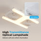 🌬️ 50 % RABATT FÜR BEGRENZTE ZEIT! 💡 Doppelkopf Deckenventilator mit LED Beleuchtung – Einstellbare Lüfterköpfe, leiser Motor & Fernbedienung für Wohn- und Schlafzimmer
