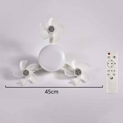 🔥50% RabattFaltbarer🌞Deckenventilator mit LED-Licht und Fernbedienung