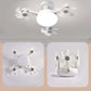 🔥50% RabattFaltbarer🌞Deckenventilator mit LED-Licht und Fernbedienung