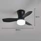 🔥50% RabattFaltbarer🌞Deckenventilator mit LED-Licht und Fernbedienung